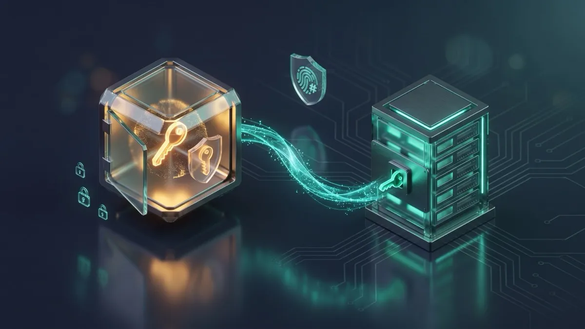 generate ssh key — ssh-agent holding decrypted private key with file permissions and fingerprint verification